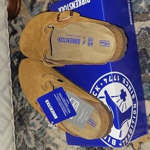 NEW Birkenstock Boston Soft Footbed Suede Leather 40